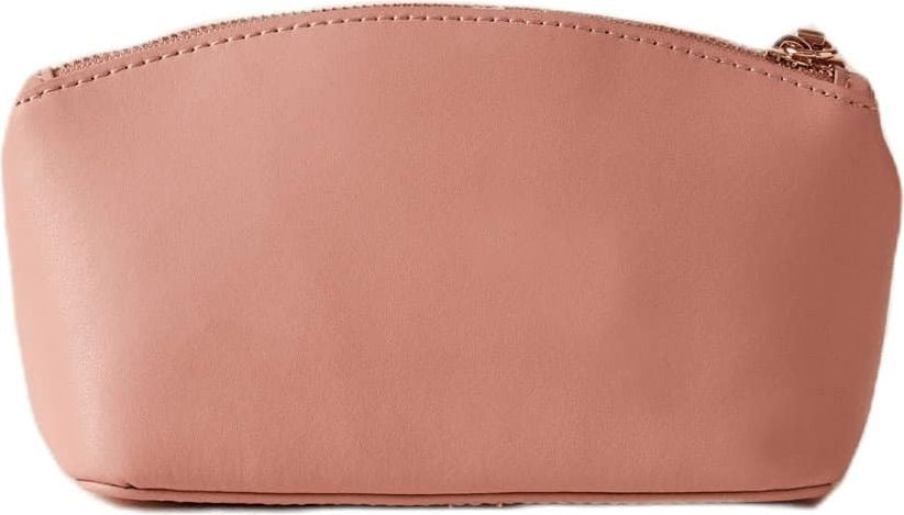 Borbonese LETTERING POUCH SMALL - Leather pouch Roze