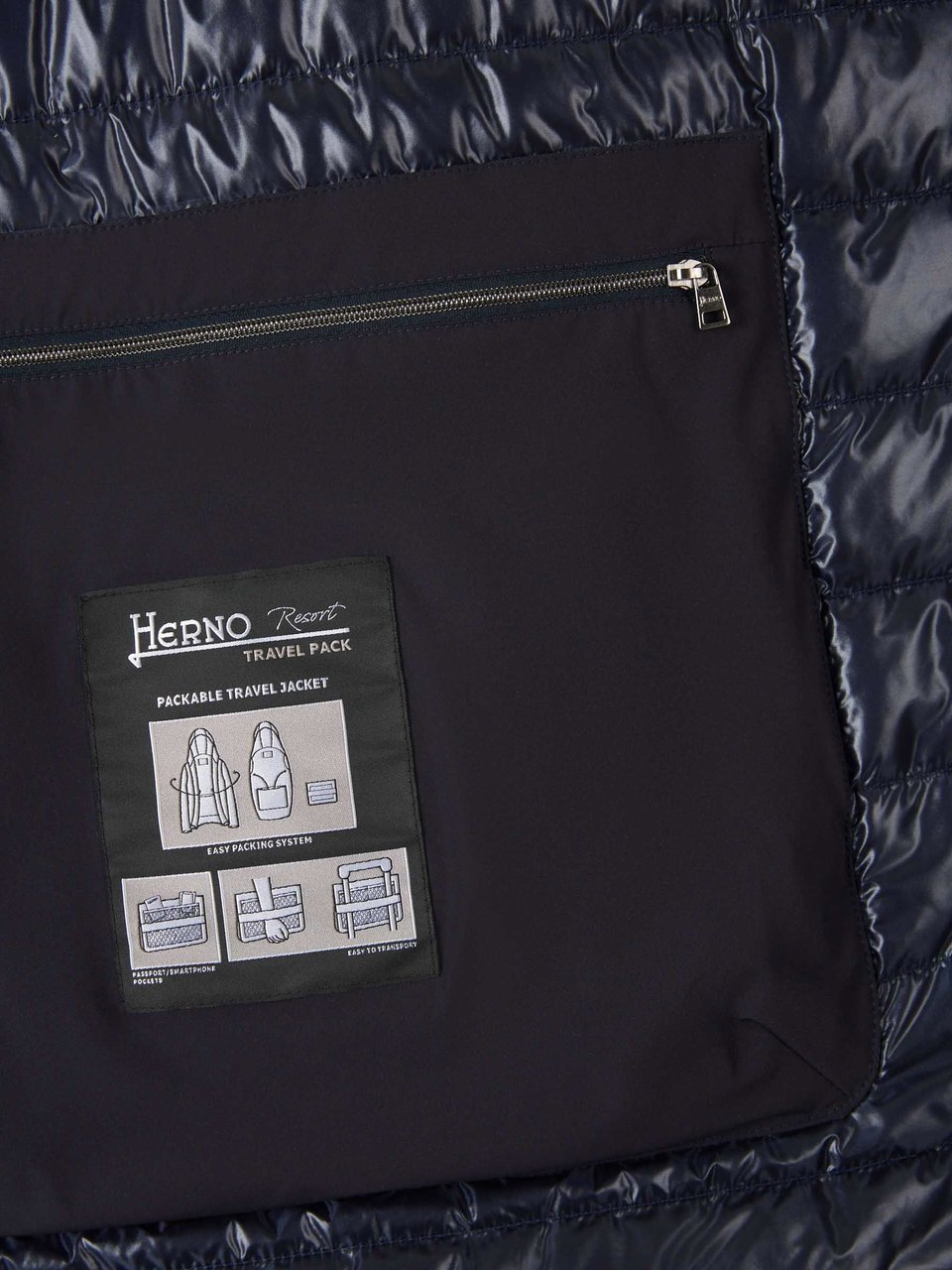 Herno Lightweight Technical Jacket Blauw