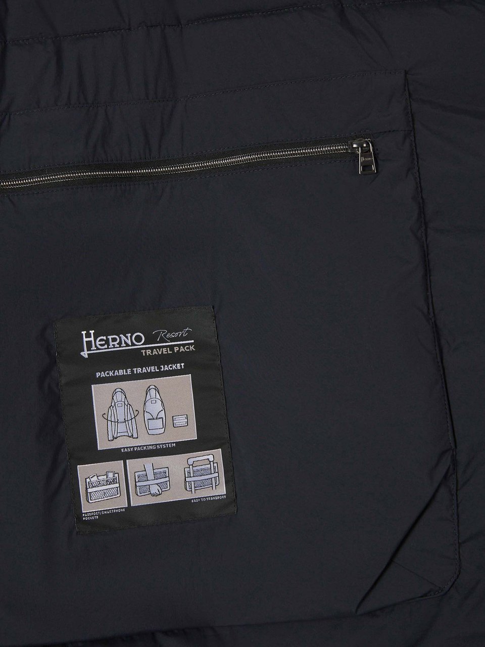 Herno Resort Bomber Jacket Zwart