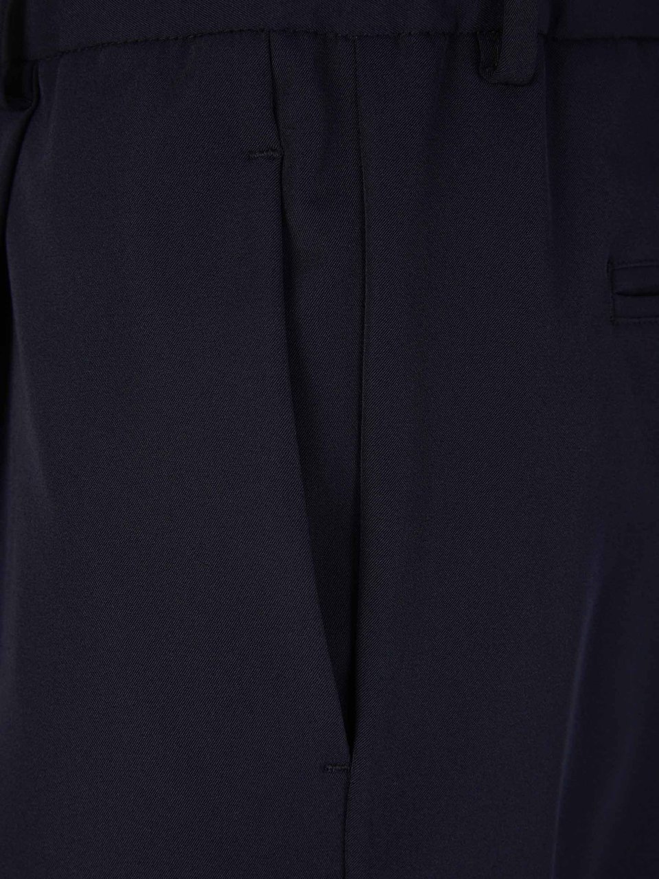 Herno Straight Formal Trousers Blauw