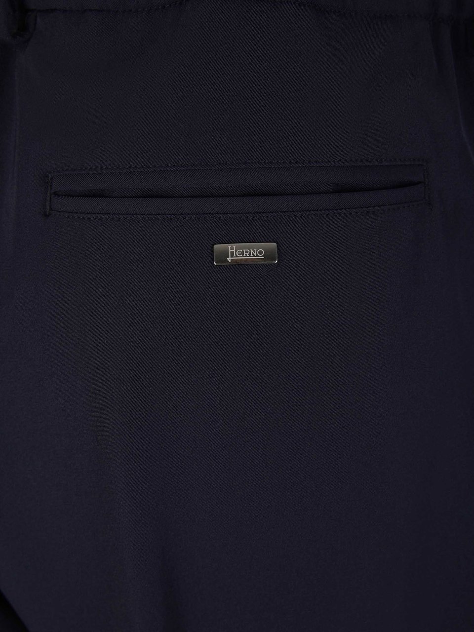 Herno Straight Formal Trousers Blauw