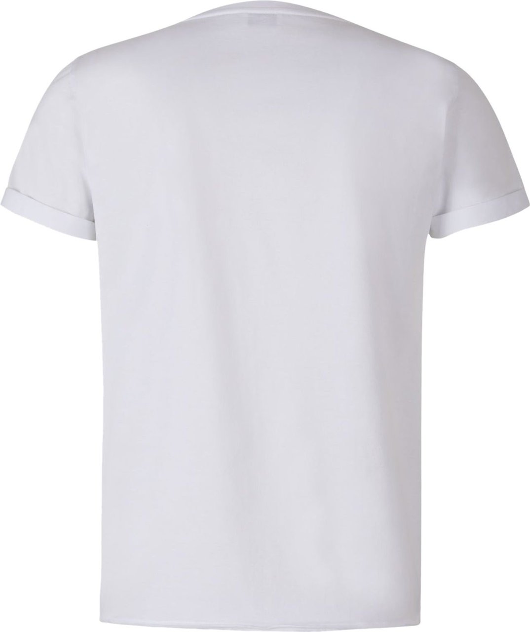 Saint Laurent Logo Cotton T-shirt Wit