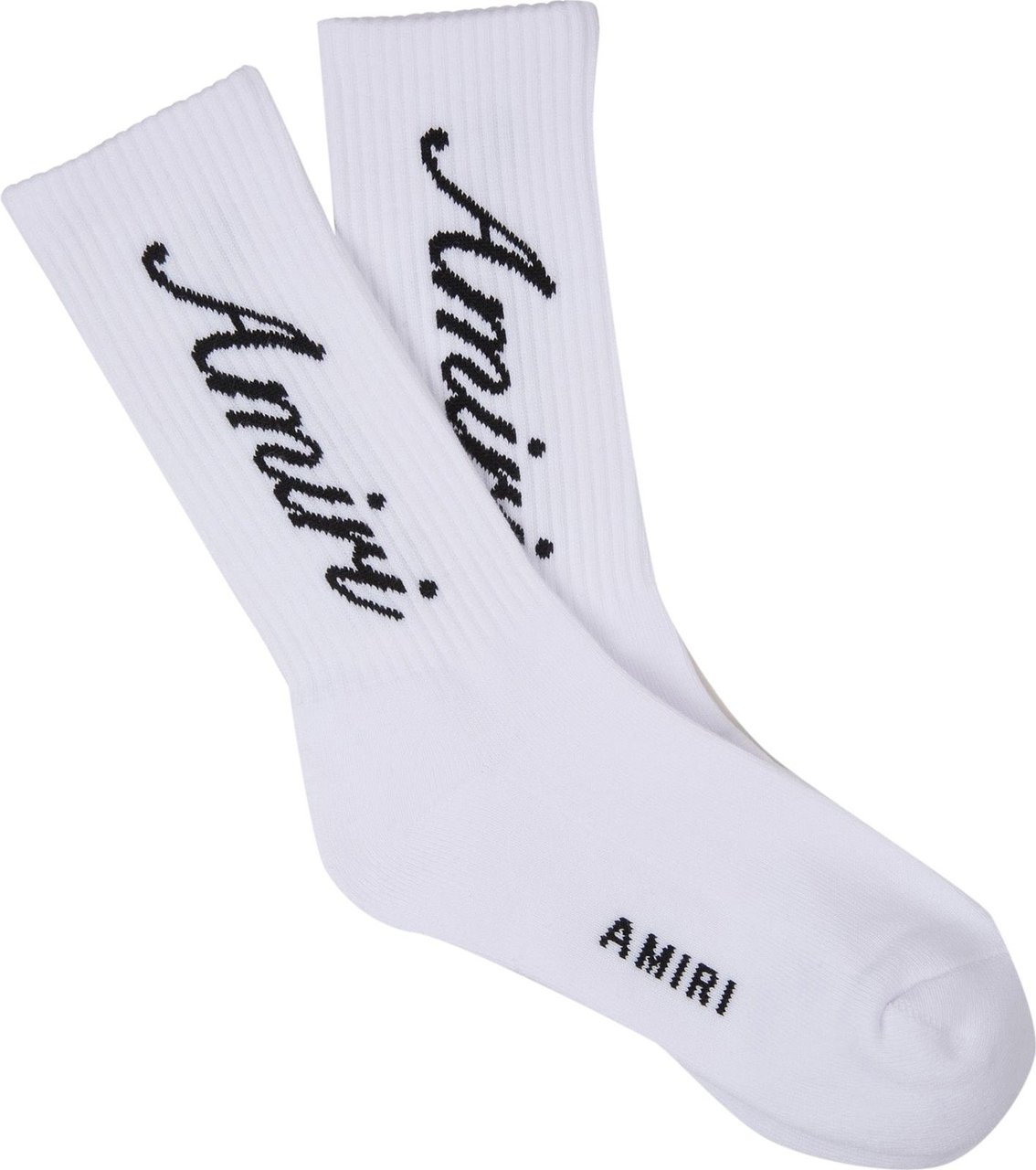 Amiri Jacquard Logo Socks Wit