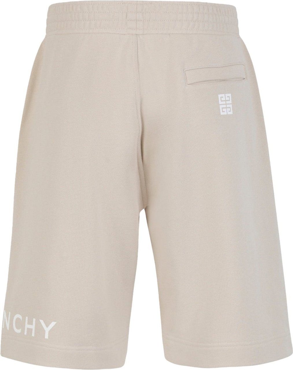 Givenchy Cotton Logo Bermuda Shorts Grijs