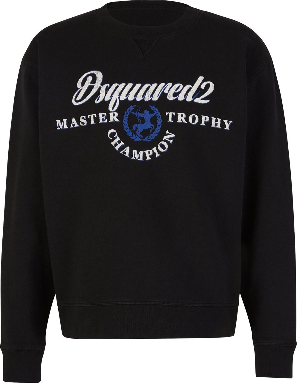 Dsquared2 Logo Cotton Sweatshirt Zwart