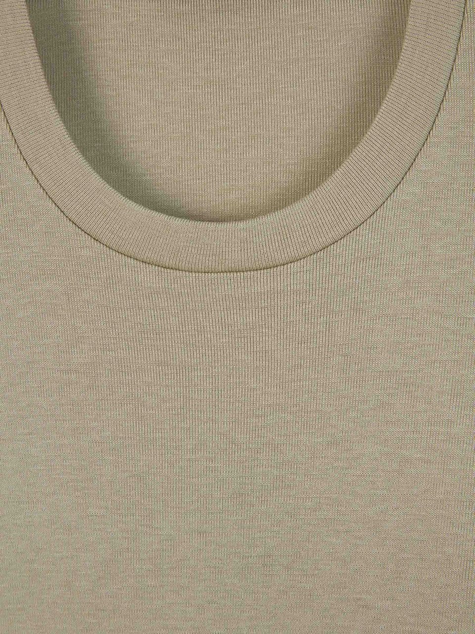 Tom Ford Plain Cotton T-Shirt Groen
