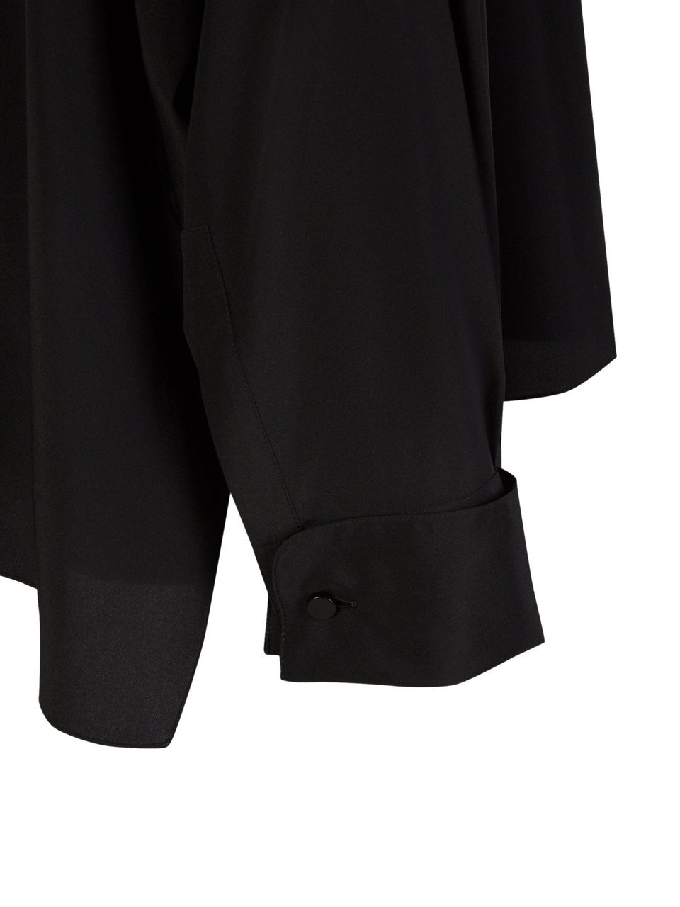 Tom Ford Oversized Stretch Blouse Zwart