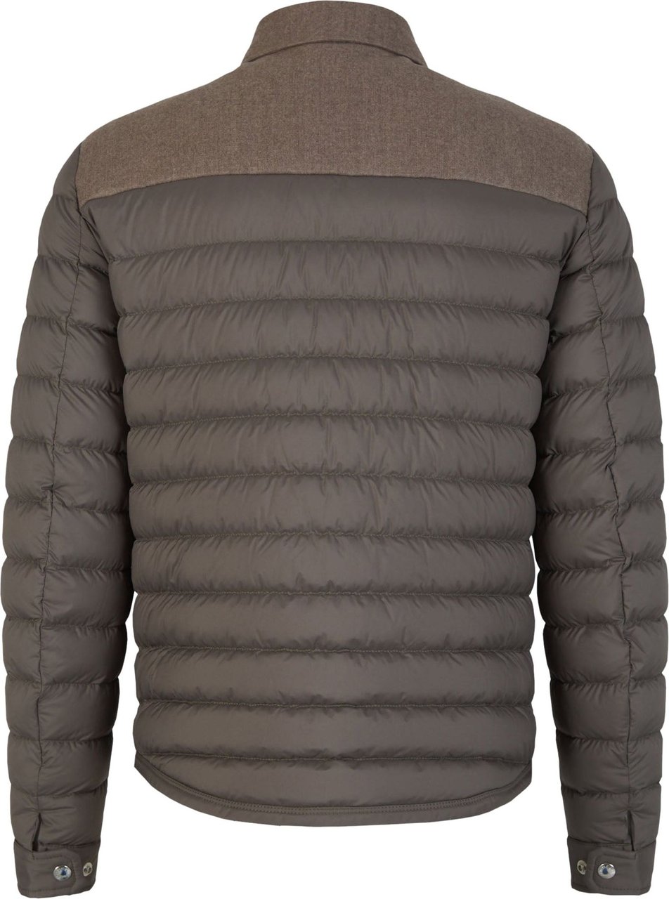 Moncler Wool Padded Jacket Groen