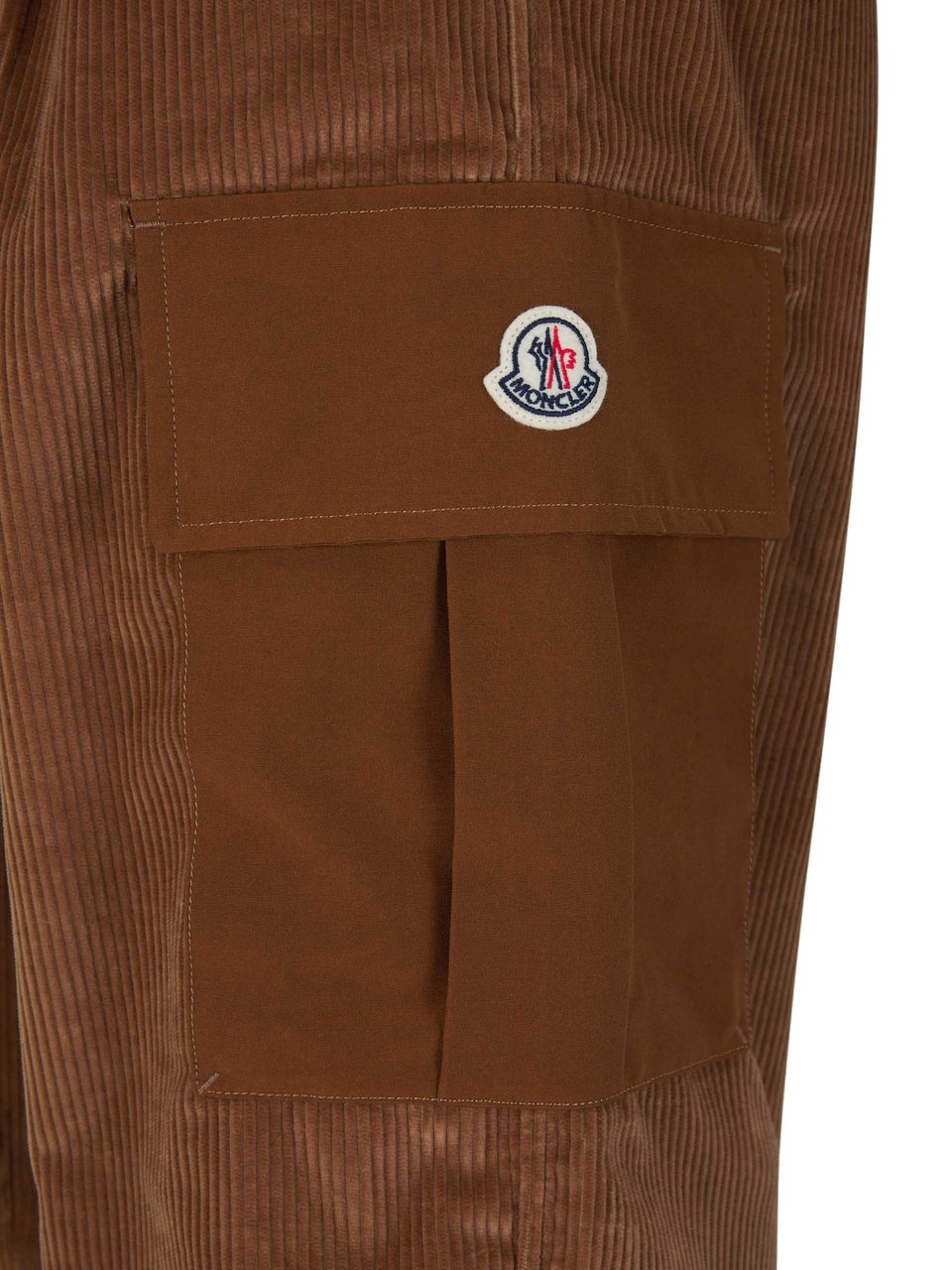 Moncler Corduroy Cargo Trousers Bruin