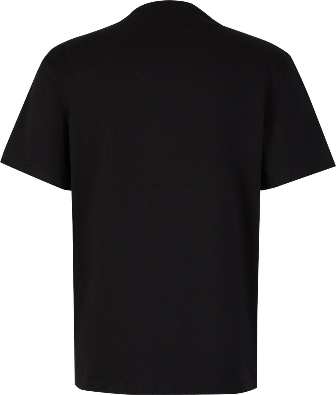 Alexander McQueen Printed Cotton T-shirt Zwart