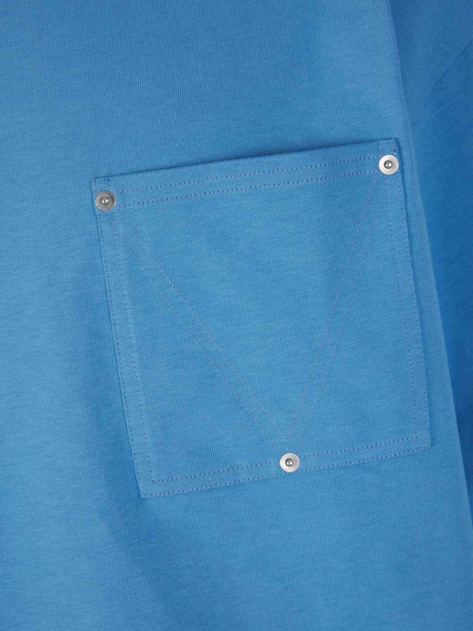 Bottega Veneta Oversized Cotton T-Shirt Blauw