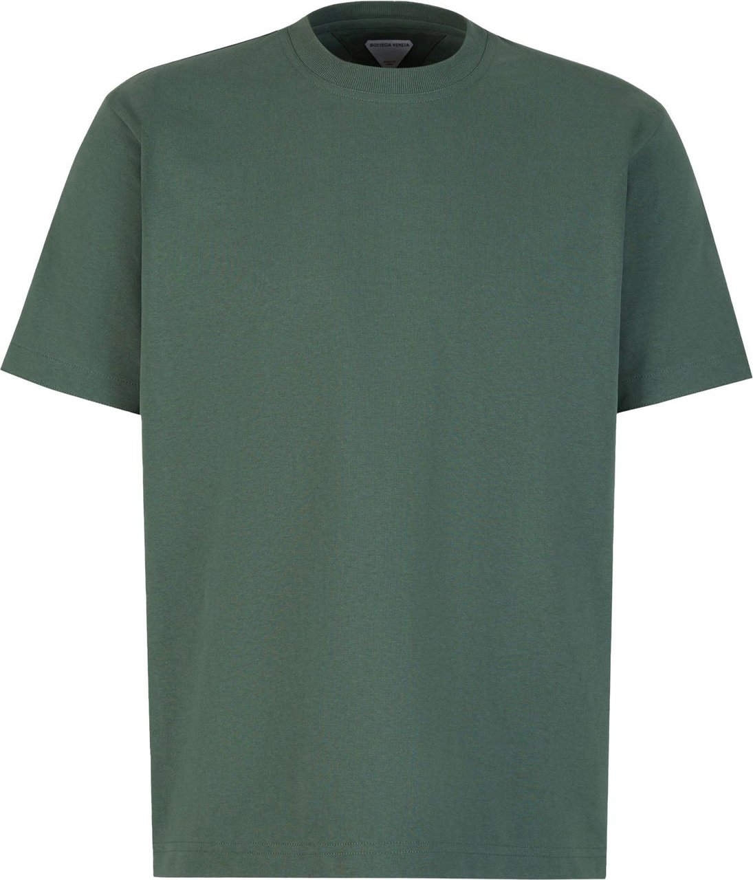 Bottega Veneta Plain Cotton T-Shirt Groen