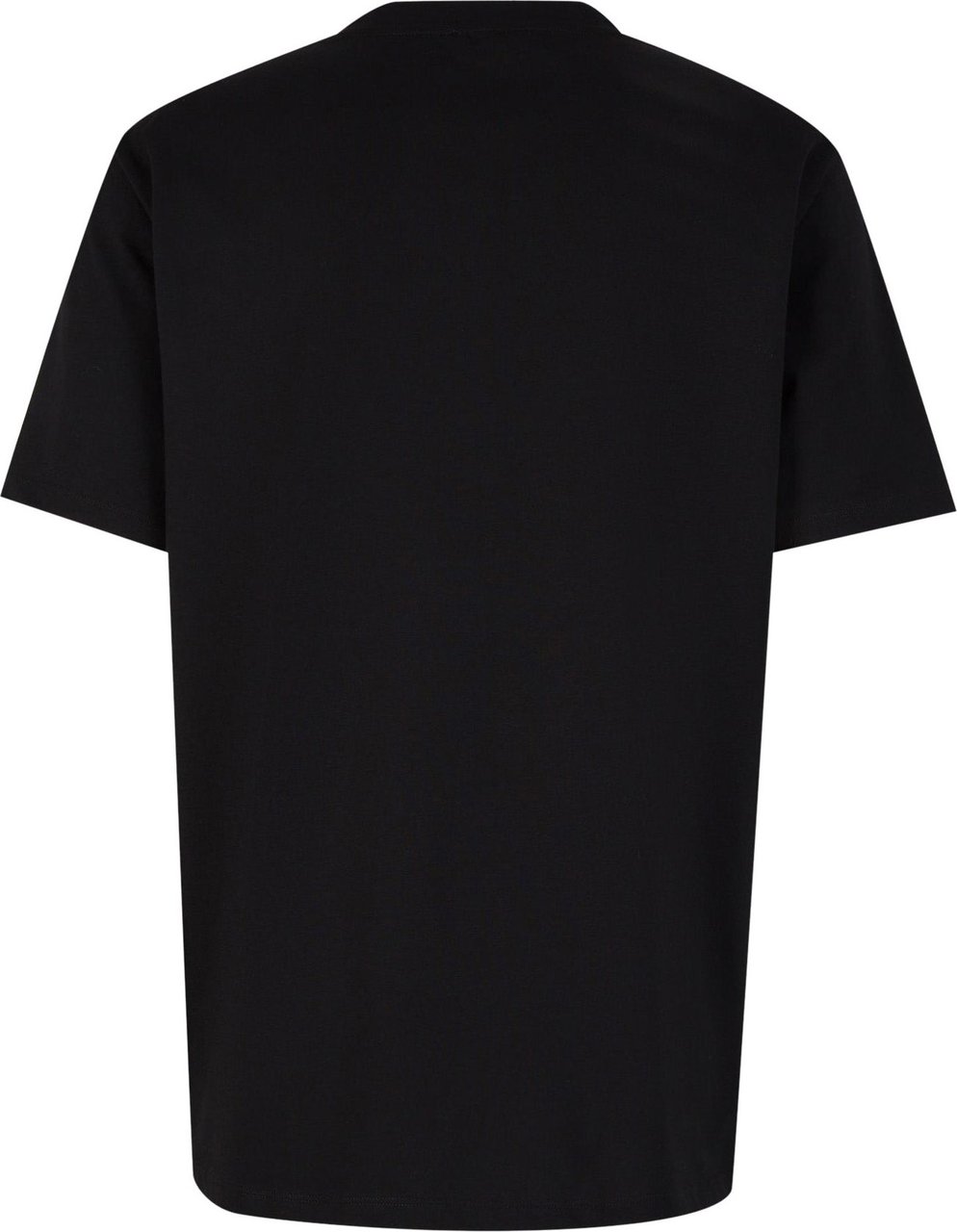 Balmain Label Cotton T-Shirt Zwart