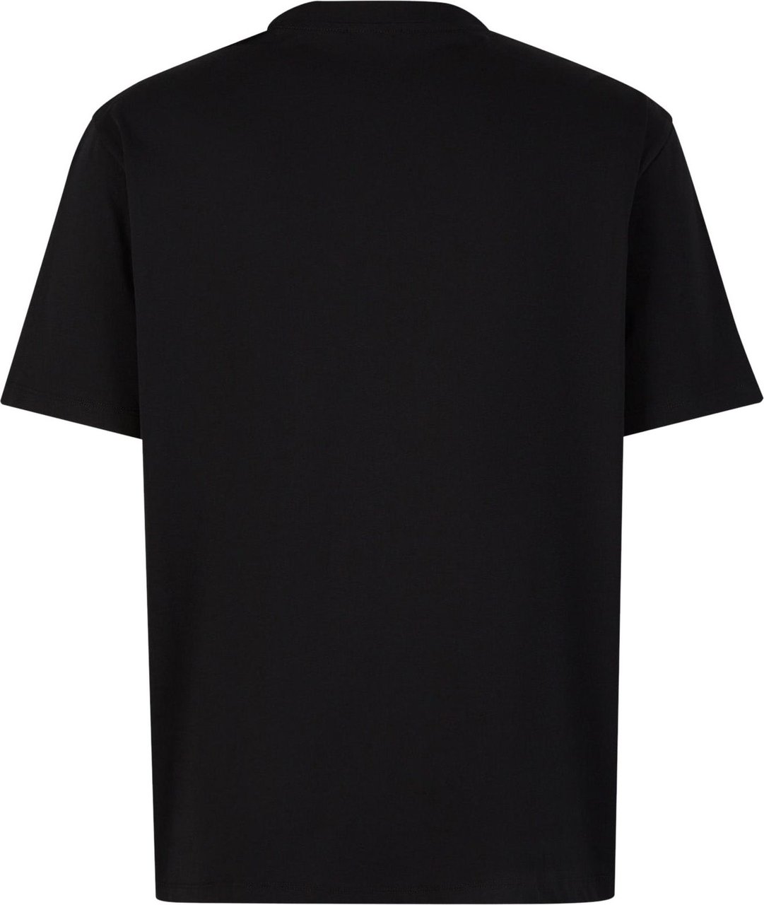 Balmain Embroidered Cotton T-Shirt Zwart