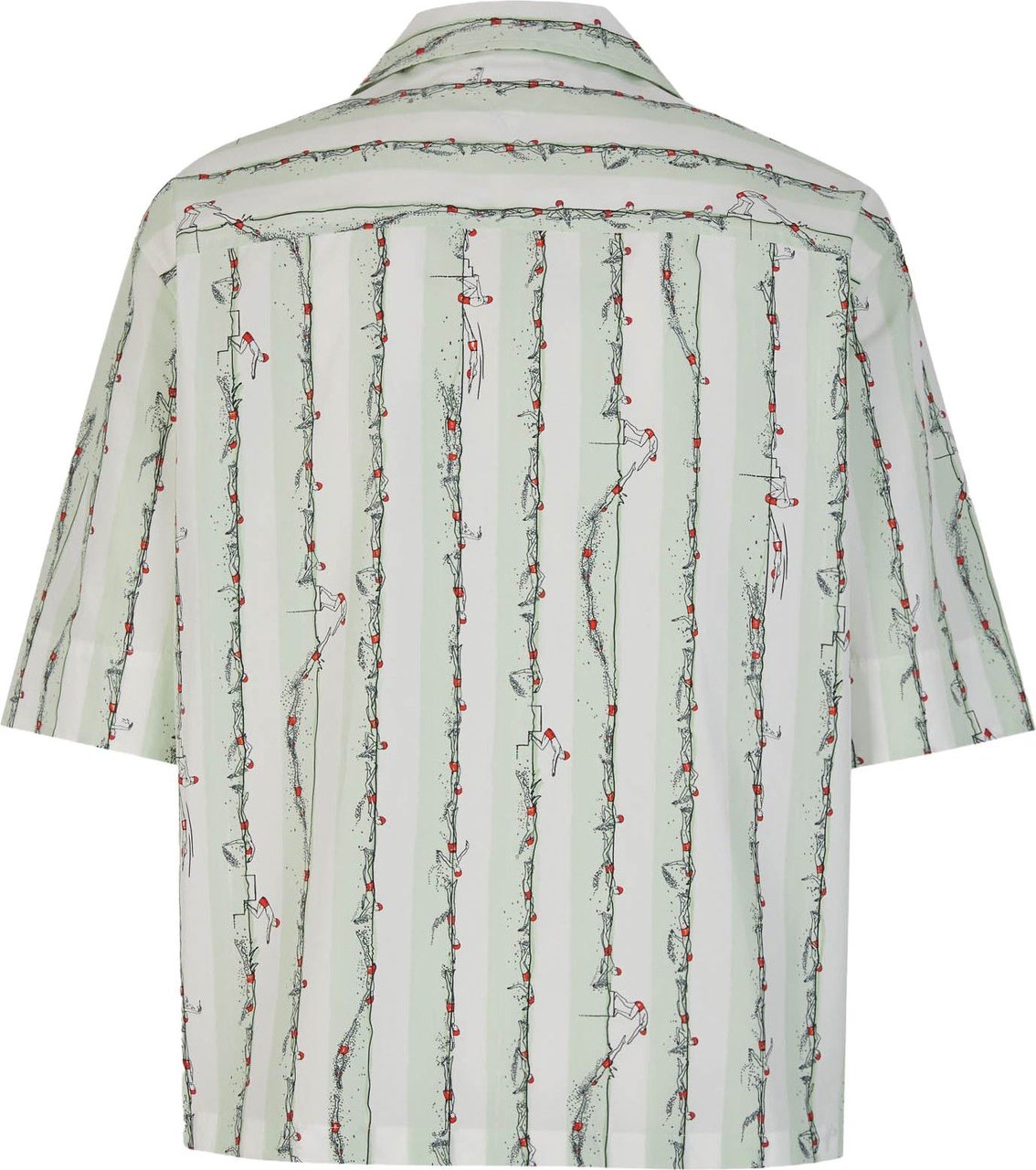 Bottega Veneta Pocket Printed Shirt Groen