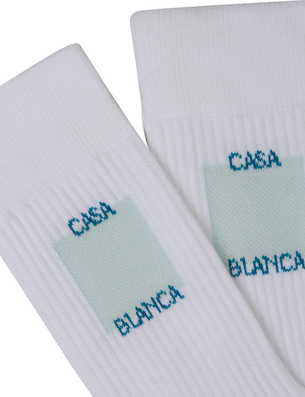 Casablanca Logo Casa Socks Wit
