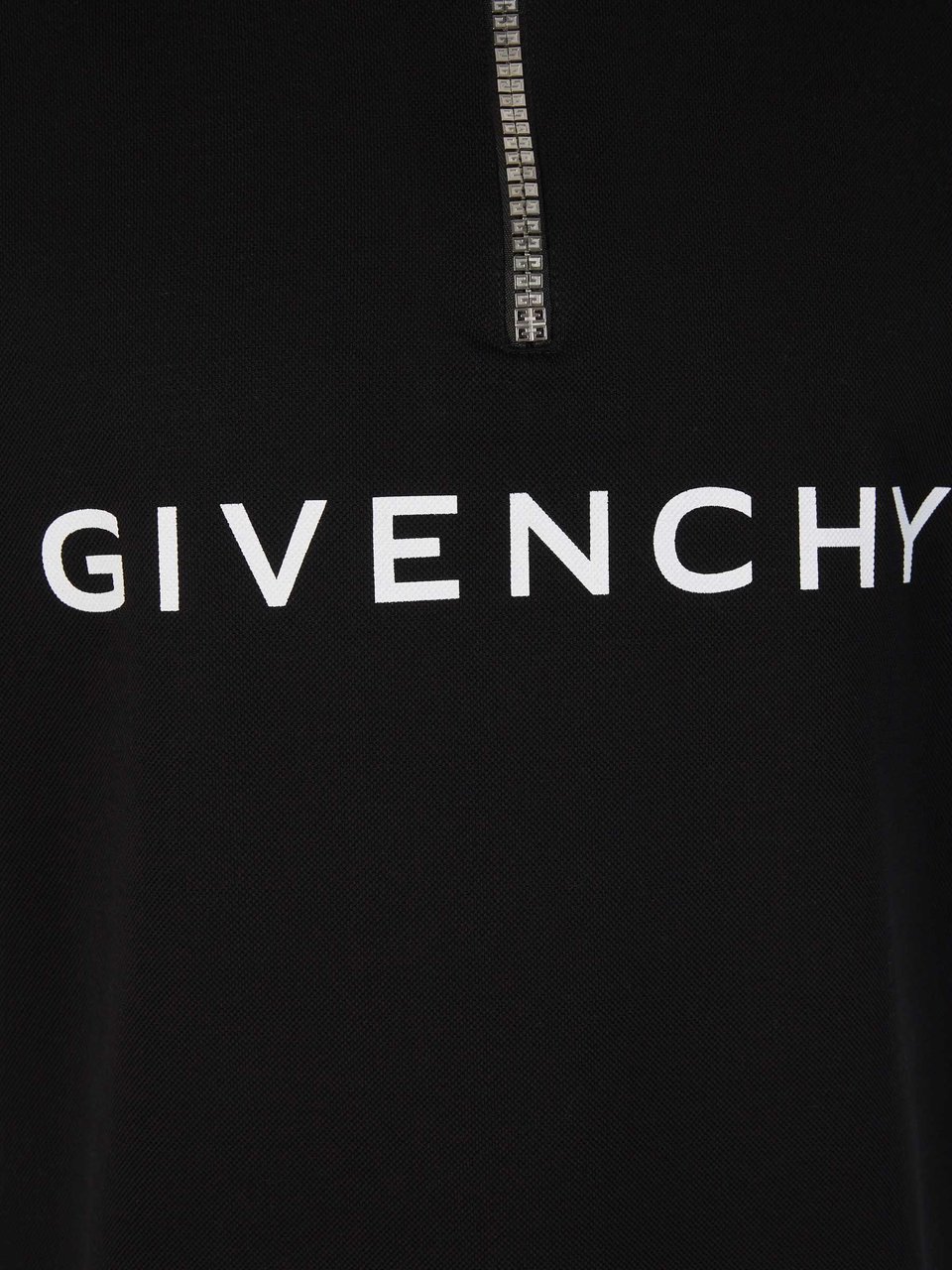 Givenchy Logo Piquet Polo Zwart