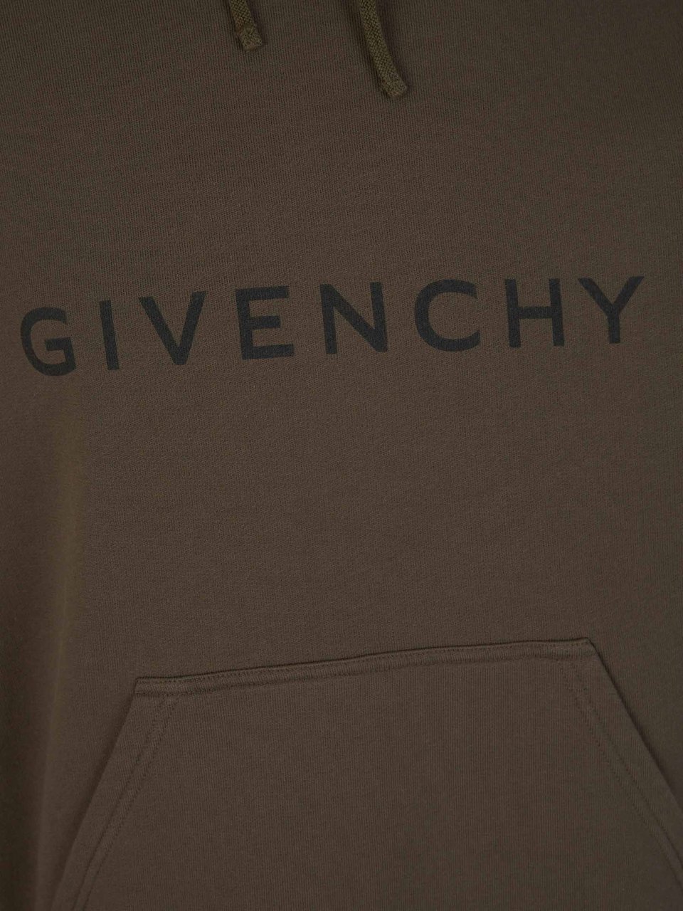 Givenchy Logo Hood Sweatshirt Groen