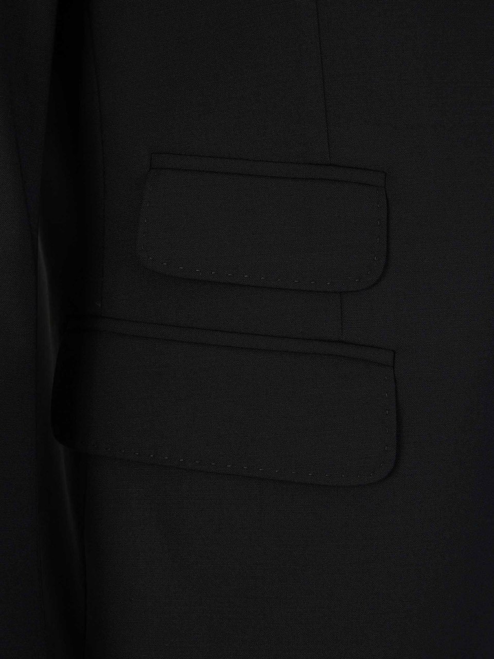 Dsquared2 Plain Wool Suit Zwart