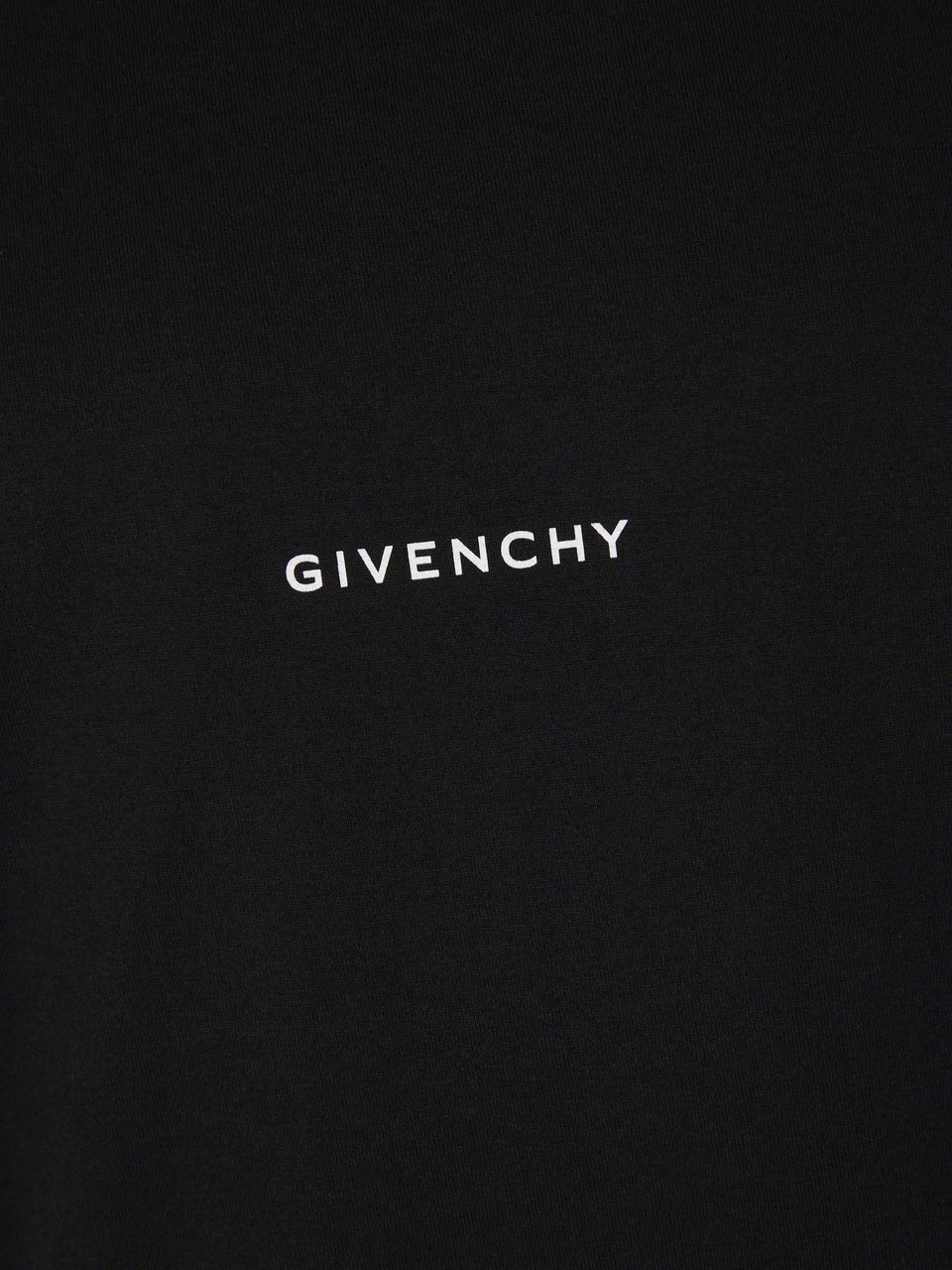 Givenchy Cotton Logo T-Shirt Zwart
