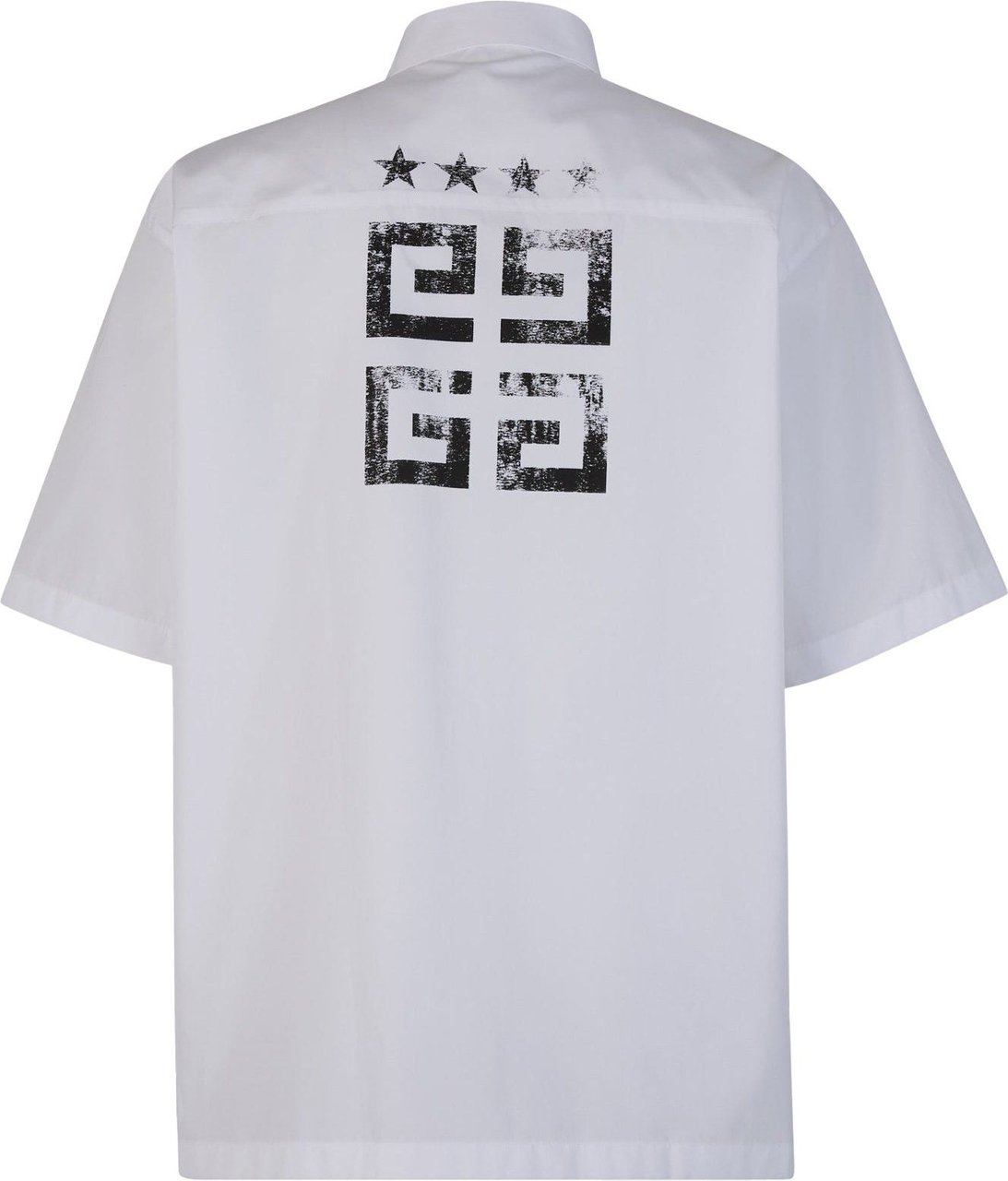 Givenchy Logo Cotton Shirt Wit