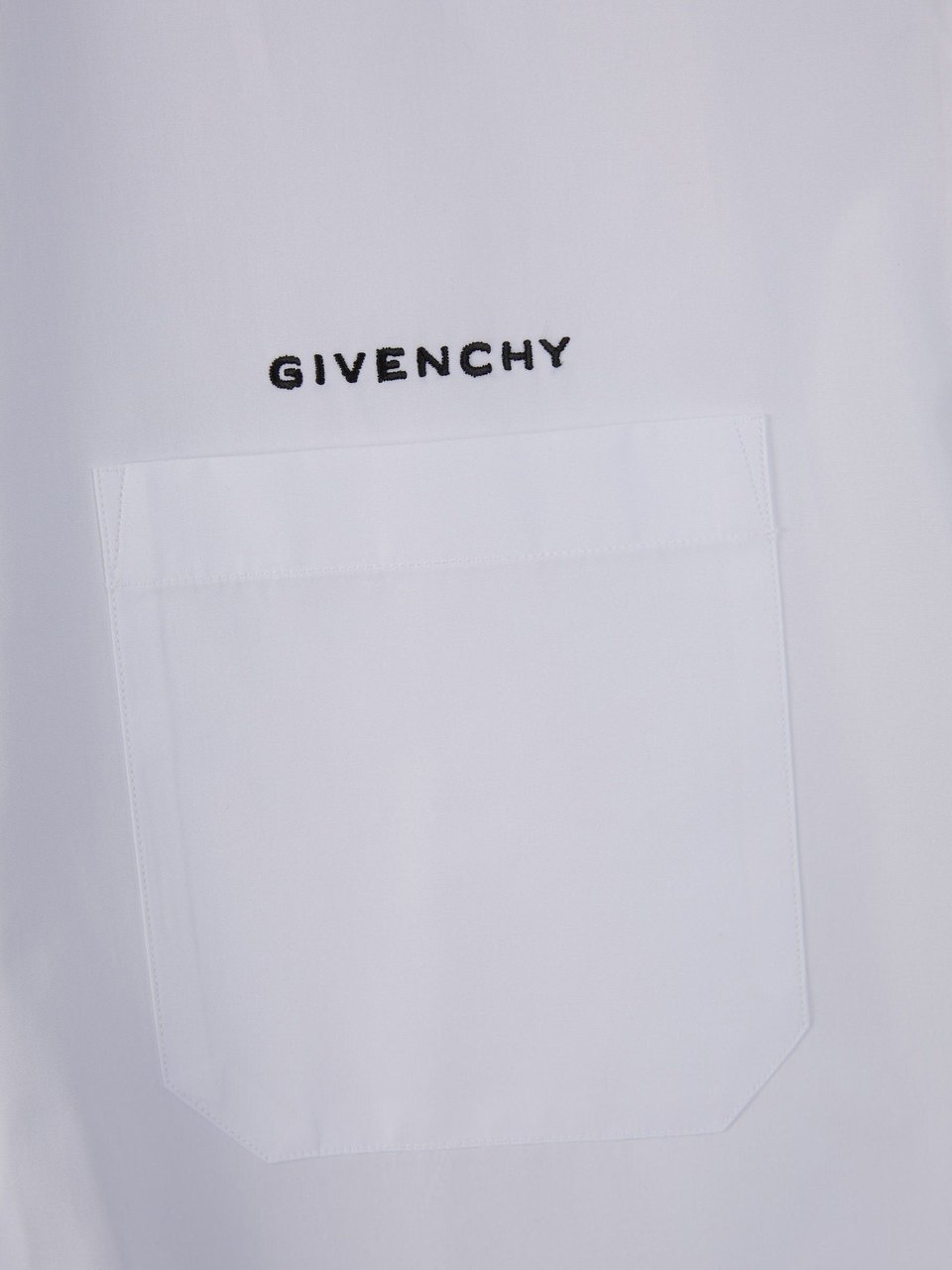 Givenchy Logo Cotton Shirt Wit