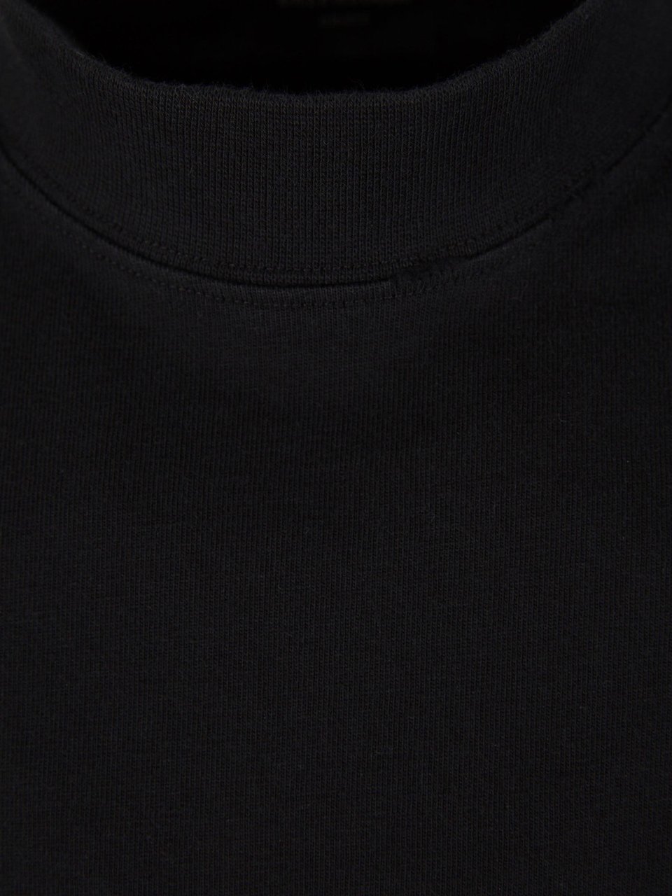 Balenciaga Cotton Printed T-Shirt Zwart