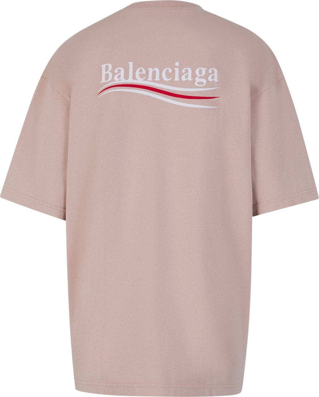 Balenciaga Cotton Logo T-Shirt Roze