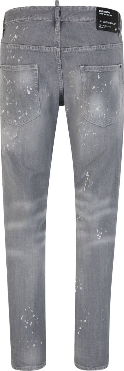 Dsquared2 Cotton Skater Jeans Grijs