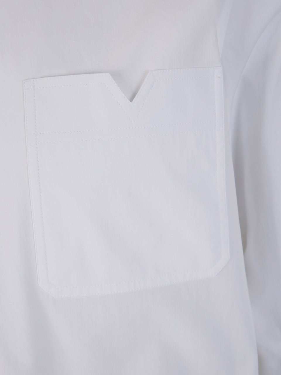 Valentino Pocket Cotton Shirt Wit