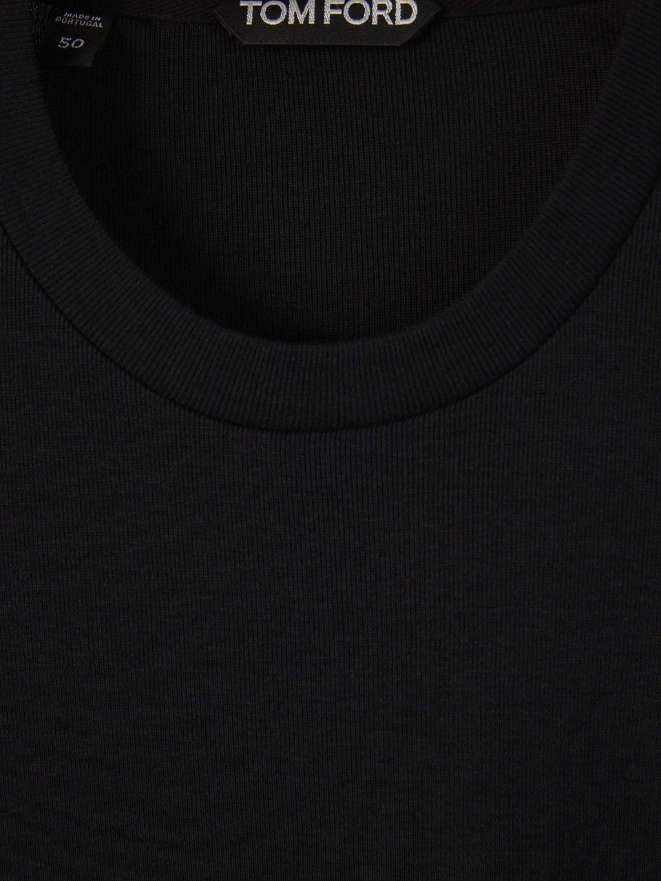 Tom Ford Plain Knit T-Shirt Zwart