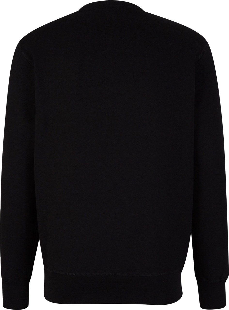 Alexander McQueen Embroidered Cotton Sweatshirt Zwart