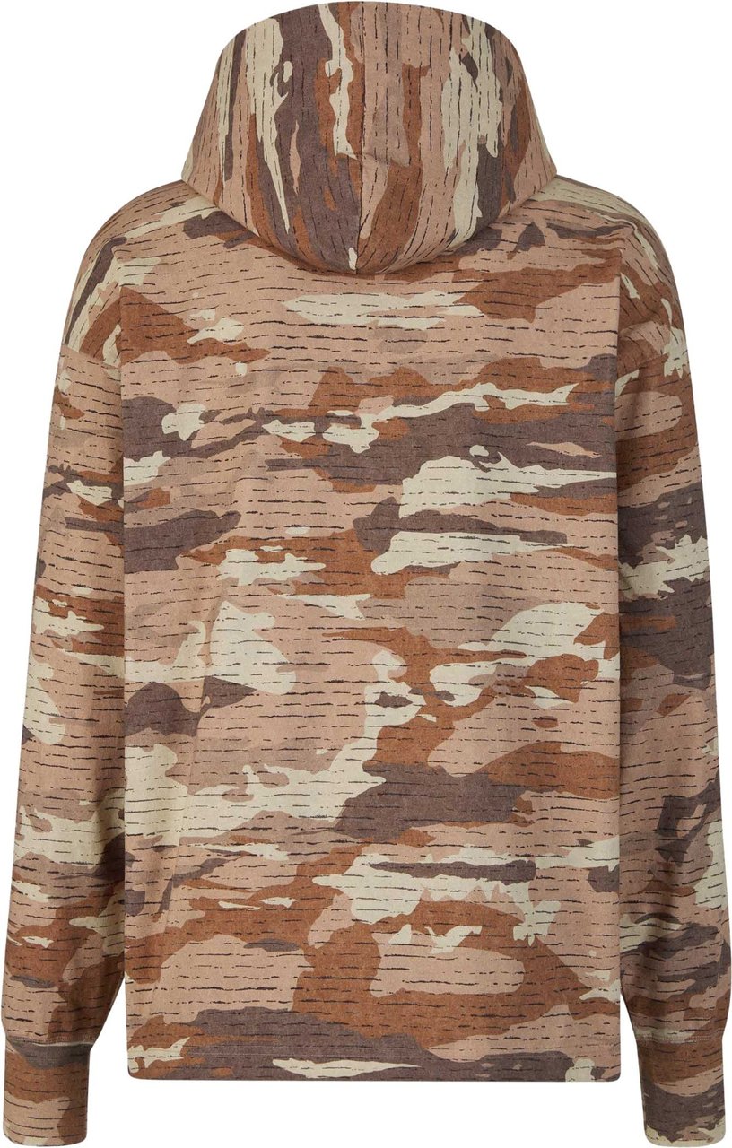 Acne Studios Camouflage Hood Sweatshirt Bruin