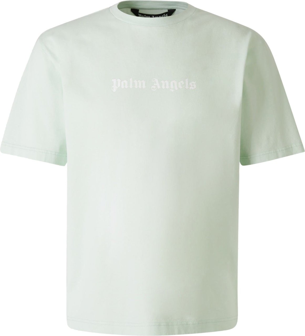 Palm Angels Logo Cotton T-shirt Groen