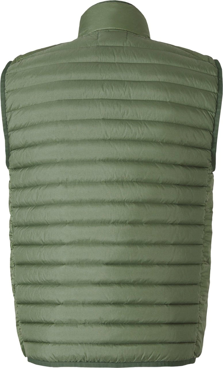 Stone Island Logo Quilted Vest Groen