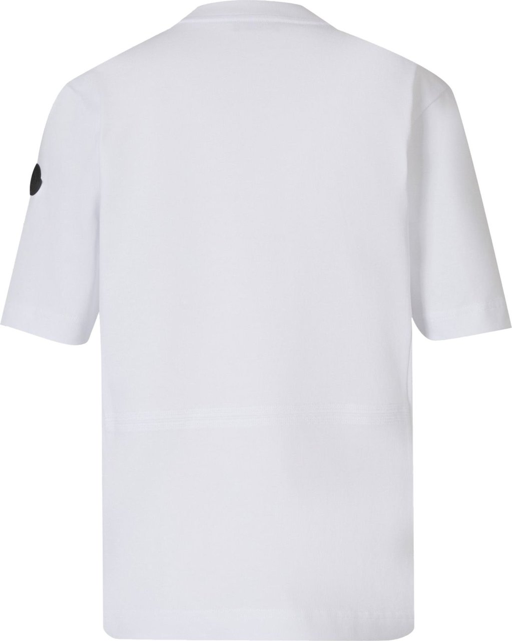 Moncler Monogram Cotton T-Shirt Wit