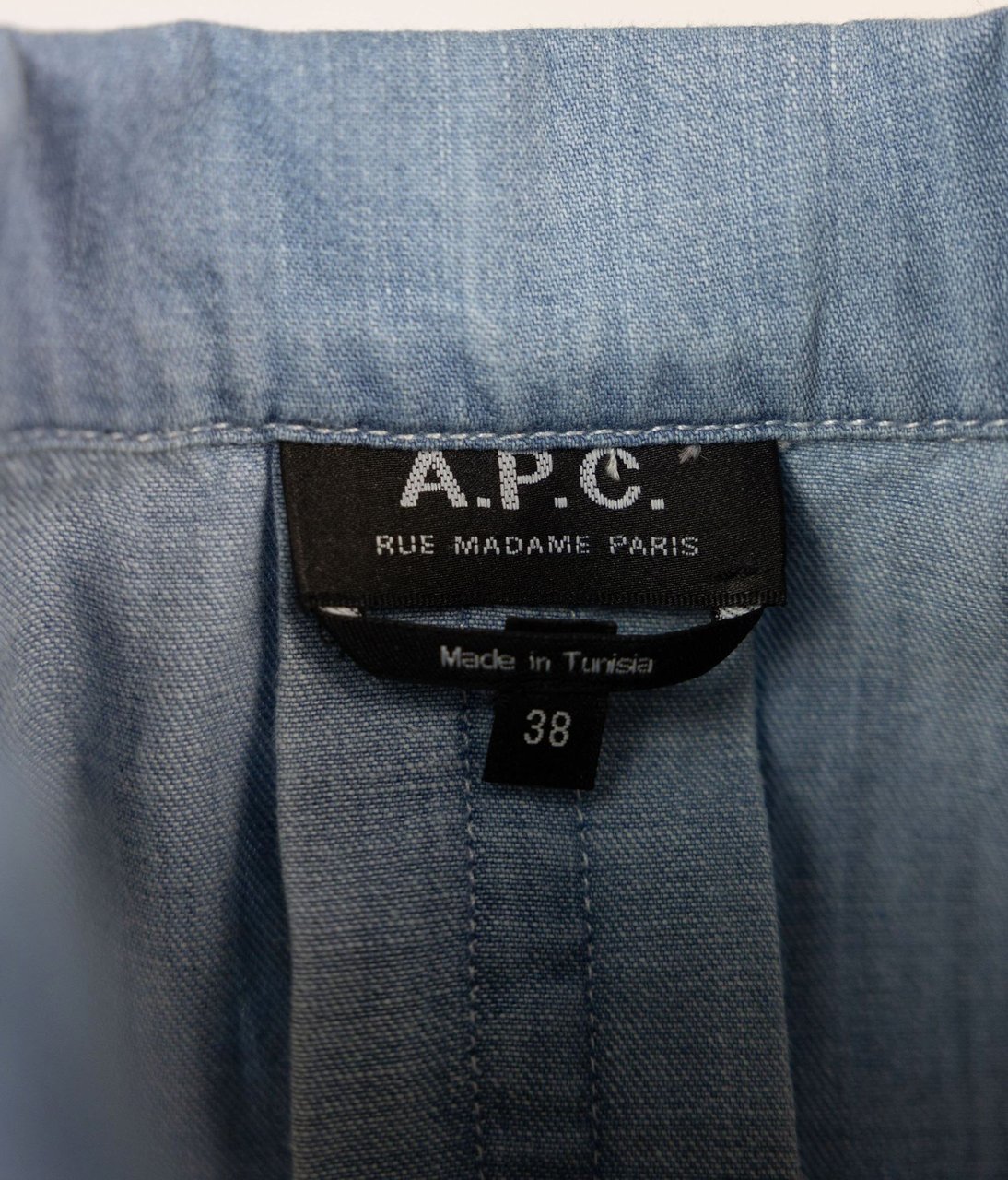A.P.C. A.P.C. Shirts Clear Blue Blauw