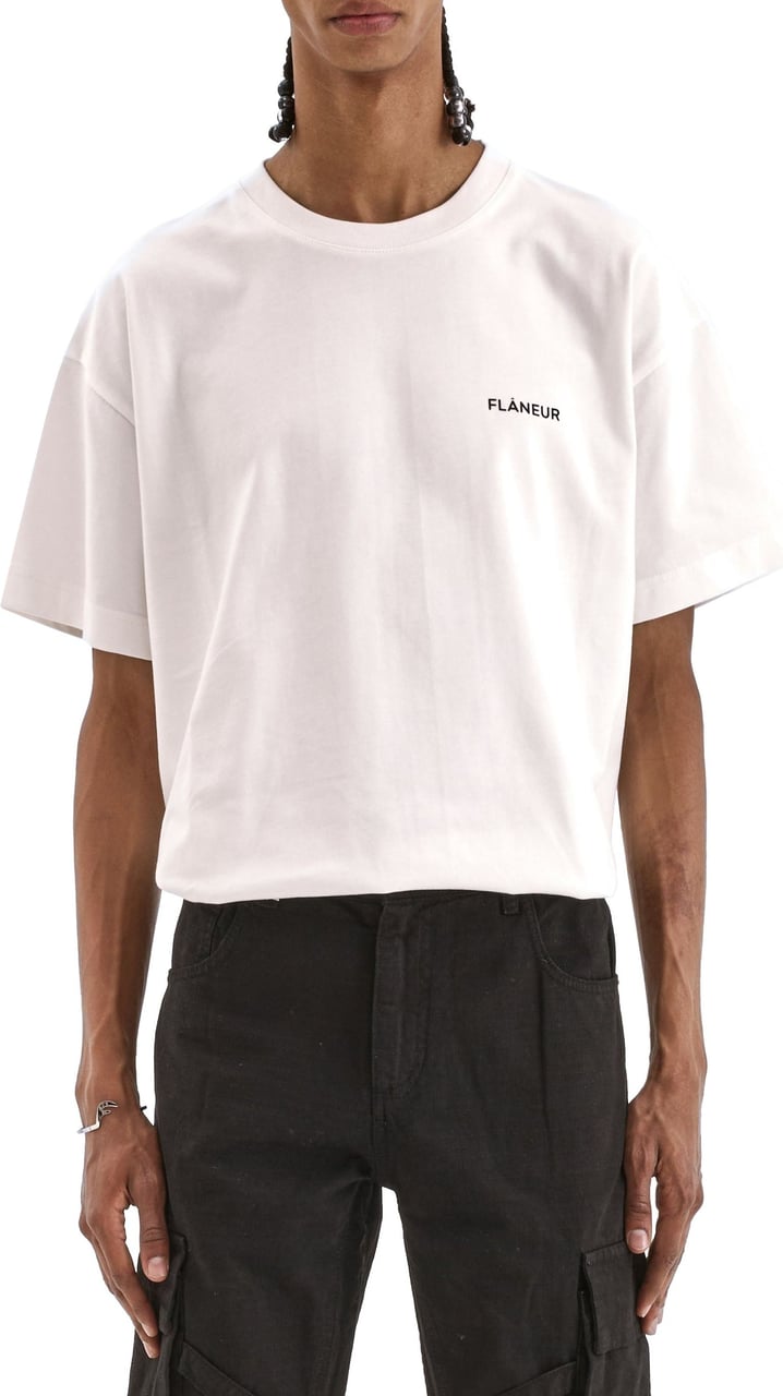 FLÂNEUR Essential T-Shirt White Wit