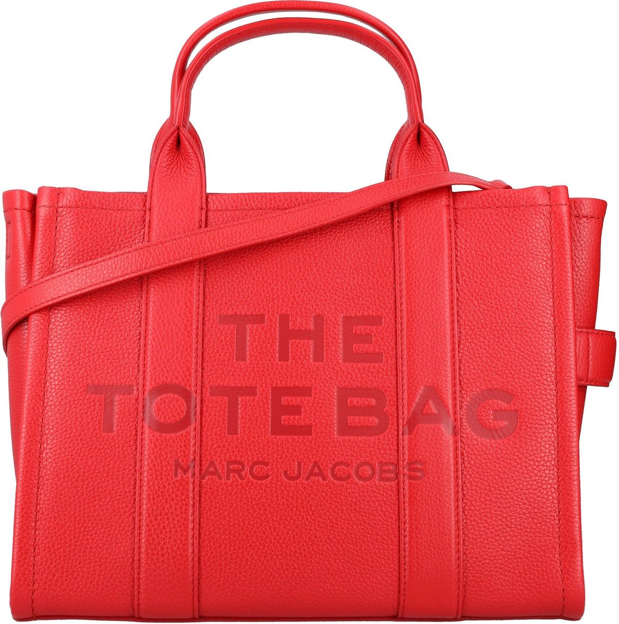 Marc Jacobs THE MEDIUM TOTE LEATHER Zwart