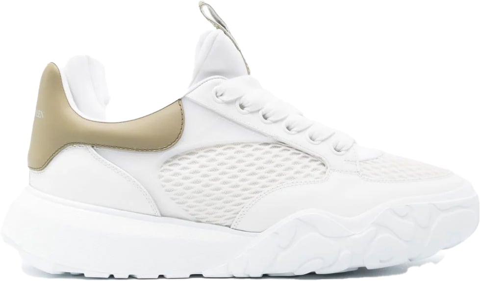 Alexander McQueen panelled chunky sneakers Wit