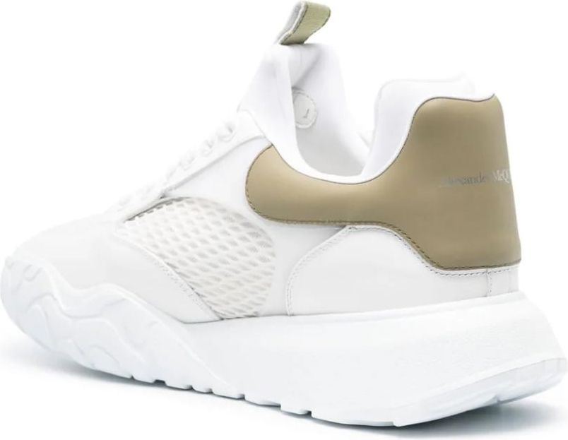 Alexander McQueen panelled chunky sneakers Wit