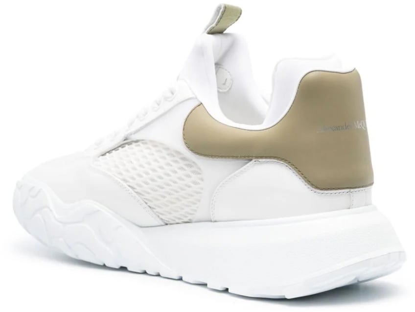 Alexander McQueen panelled chunky sneakers Wit