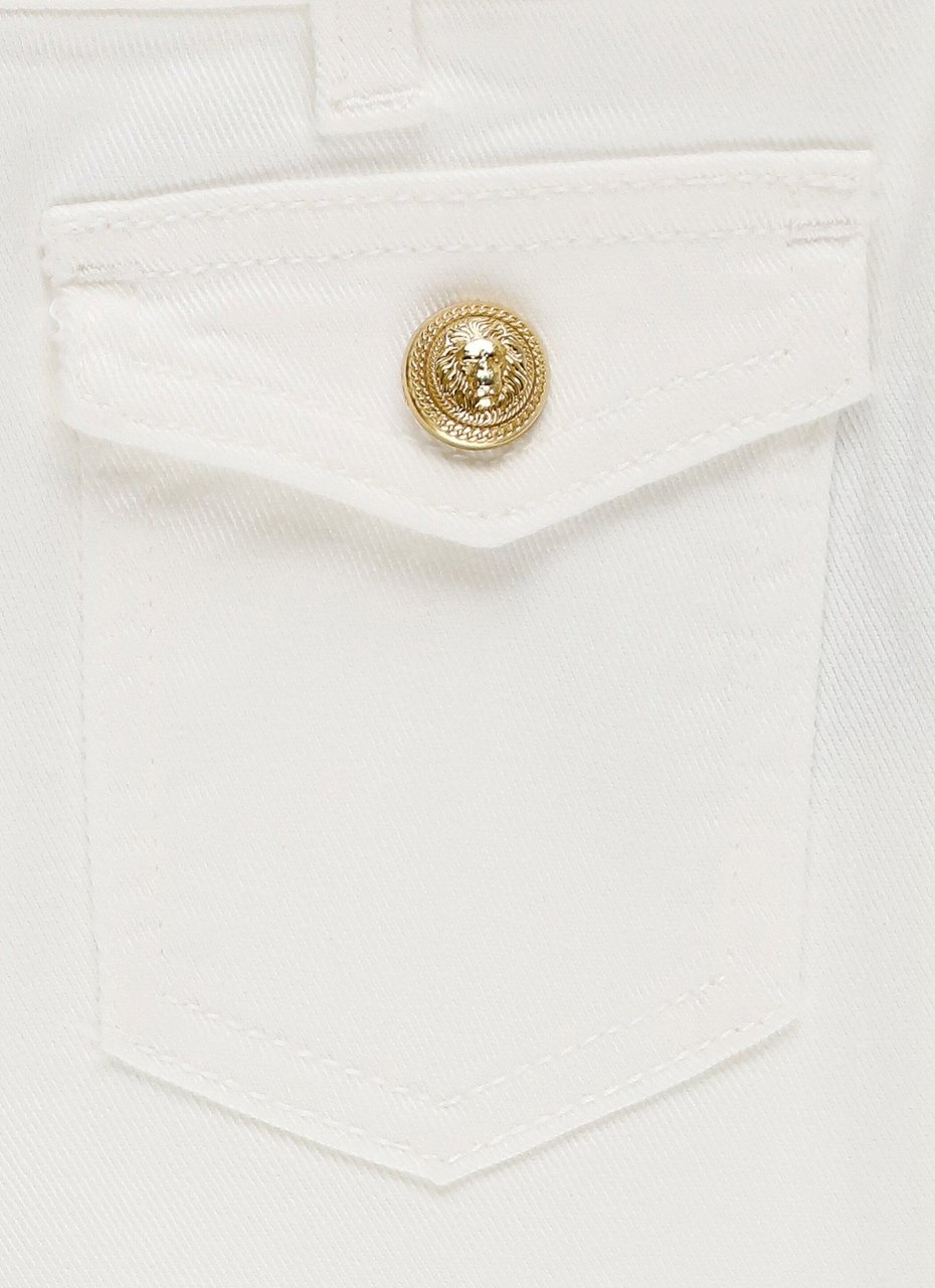 Balmain Trousers White Neutraal
