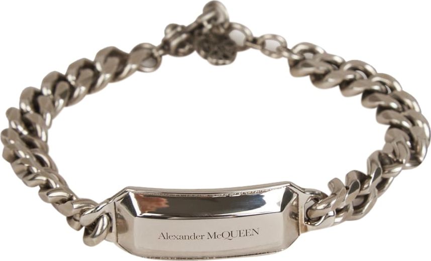 Alexander McQueen The Chain Medallion Bracelet Zilver