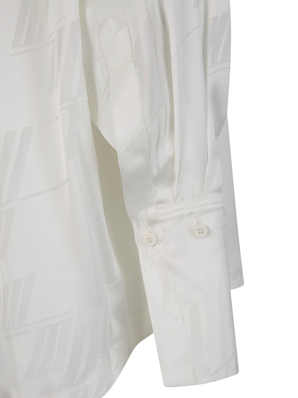 The Attico diana shirt white Wit