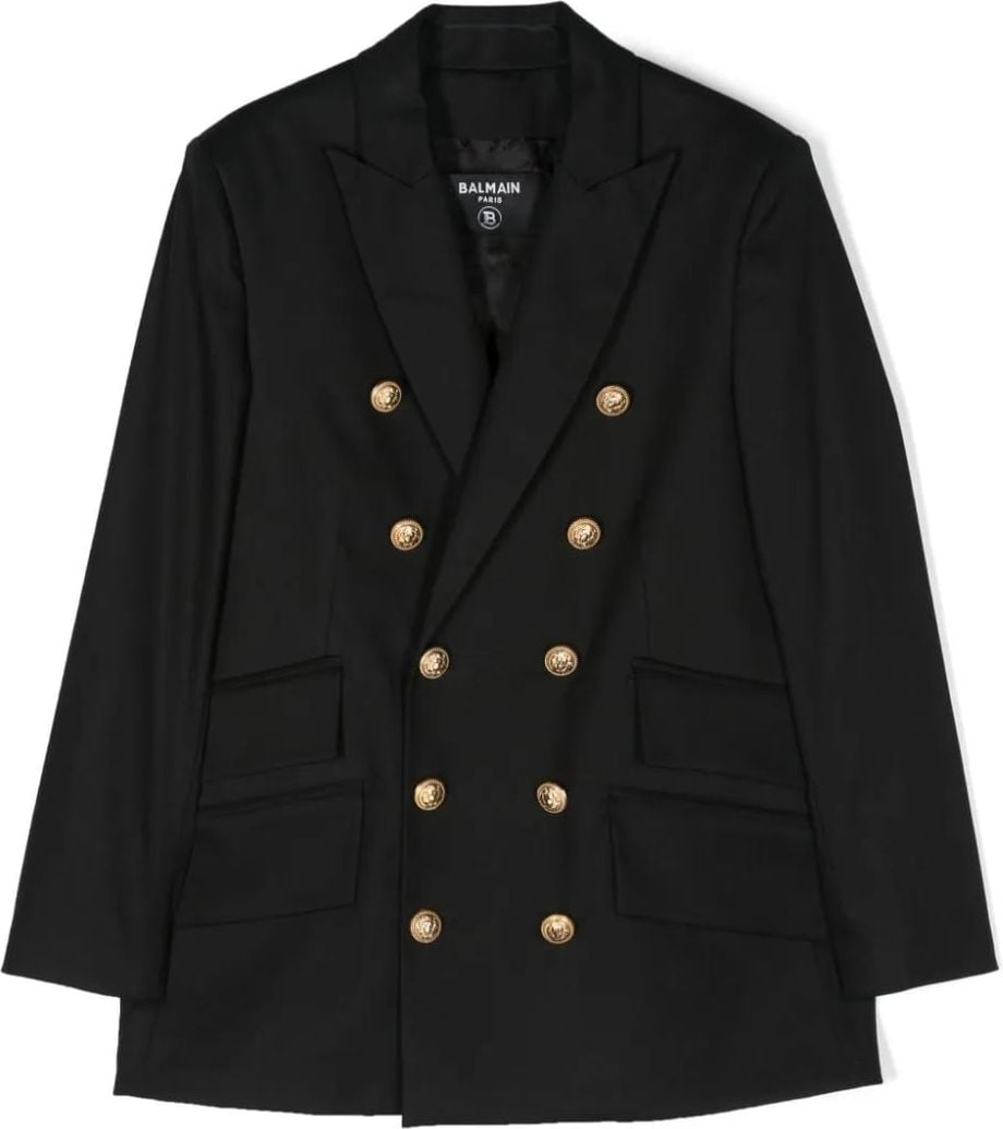 Balmain suit jacket black Zwart