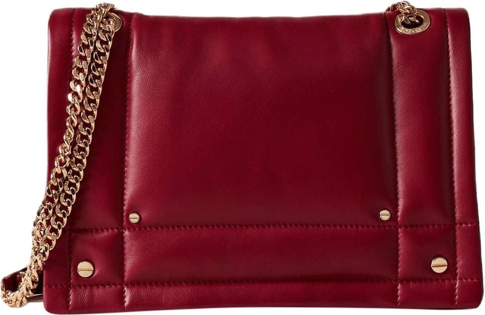 Borbonese REVERSE CROSS-BODY SMALL - Padded Nappa Shoulder bag Rood