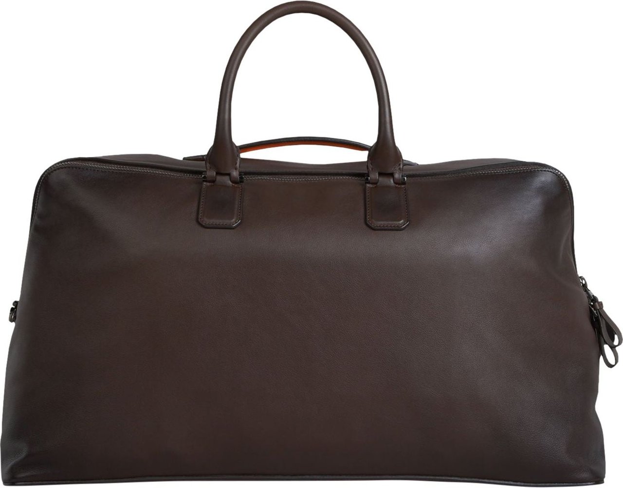 Santoni Weekend Leather Bag Bruin