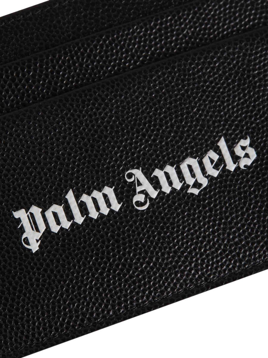 Palm Angels Caviar Logo Wallet Zwart