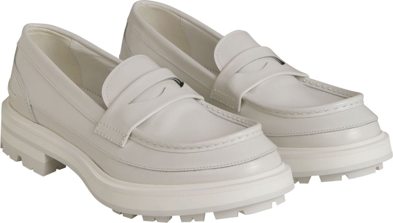 Alexander McQueen Penny Loafers Wit
